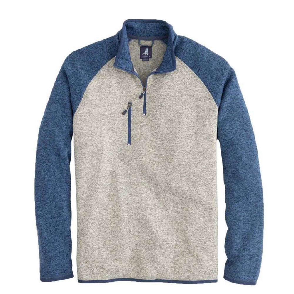 NWT Alberta 1/4 Zip Sweater Knit Fleece Pullover by Johnnie-O